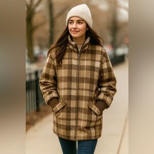 NWT oversized XS Steve Madden flannel jacket, fully lined with two front pockets